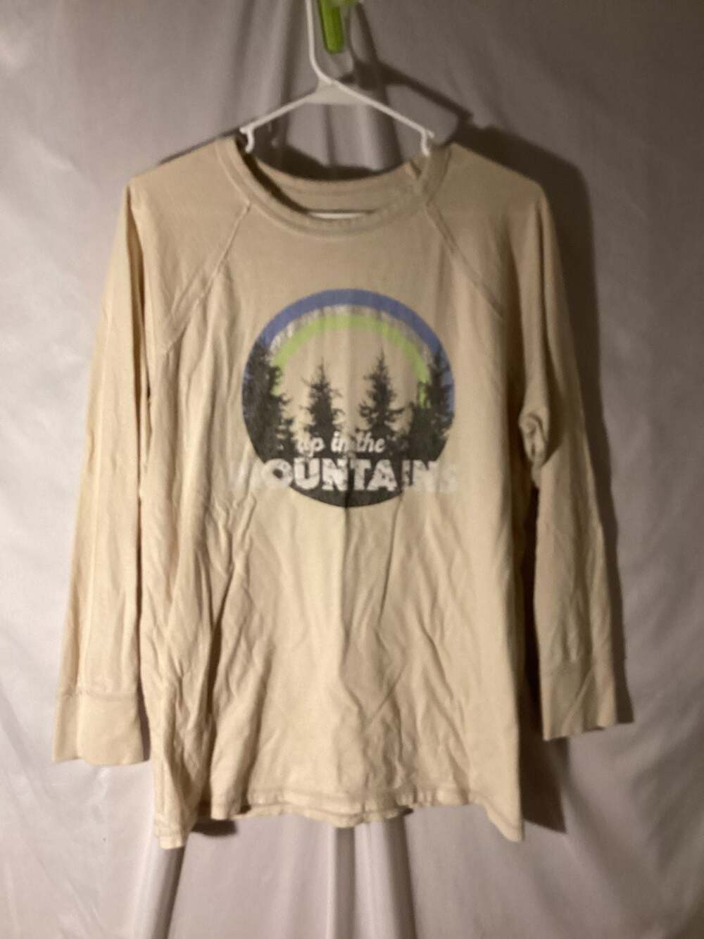 Aerie Up In The Mountains Graphic Long Sleeve Raglan T-Shirt